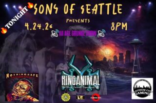 ‼️💥TAUNTON, MA 💥‼️

🔊 ALL AGES SHOW- 8 PM 🔊

ON 4/24/25 THE SONS OF SEATTLE TOUR CONTINUES AT Platinum City Gaming in Taunton, MA
WITH
King Animal - The Chris Cornell Experience: Will blow your mind with all of the Chris Cornell Nail in your head favorites, from Soundgarden/Temple of The Dog/Audioslave / CC solo.
AND
Nothingsafe: An Alice in Chains Experience: Playing all of you favorite Alice in Chains songs that you can't wait to scream and  sing along to! 
Don't wait to grab your tickets 🎟 👇👇👇👇👇👇👇👇👇
https://www.eventbrite.com/e/sons-of-seattle-tickets-1985851114140?utm-campaign=social&utm-content=attendeeshare&utm-medium=discovery&utm-term=listing&utm-source=cp&aff=ebdsshcopyurl&fbclid=IwY2xjawQygJRmZGlkFlA6Atm_-Jf76ilvBHeLP3dXvG-MQfNleHRuA2FlbQIxMQBzcnRjBmFwcF9pZAwzNTA2ODU1MzE3MjgAAR65NDLVomyzHLJGr5O8IWtnyiOHdlBRq43YS3JXYSktBOY0KxCvmZhZqYwOaA_aem_8rOJ7M0BbcyfONByfD_YOQ